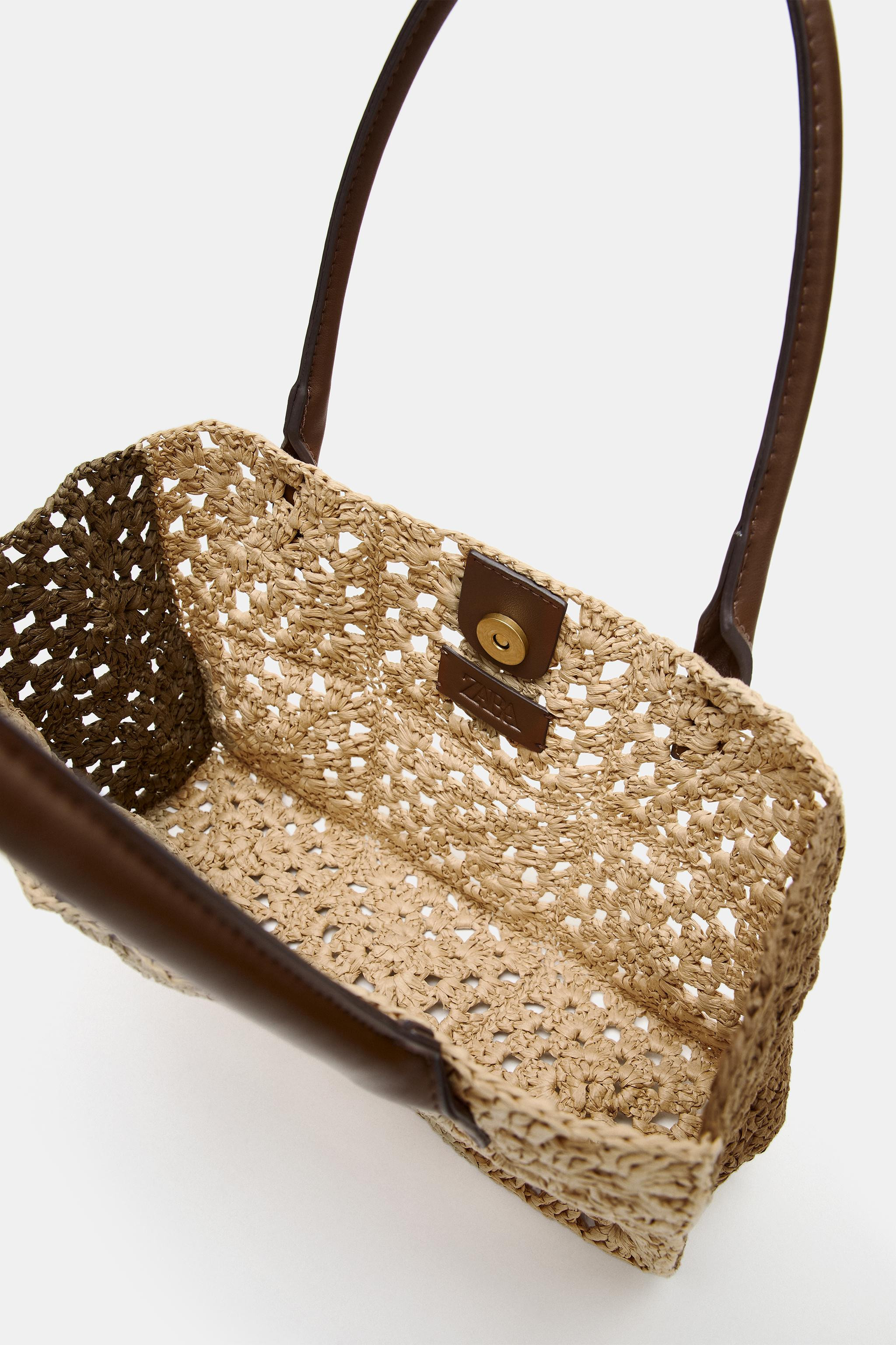 BRAIDED EFFECT TOTE BAG | Zara UK