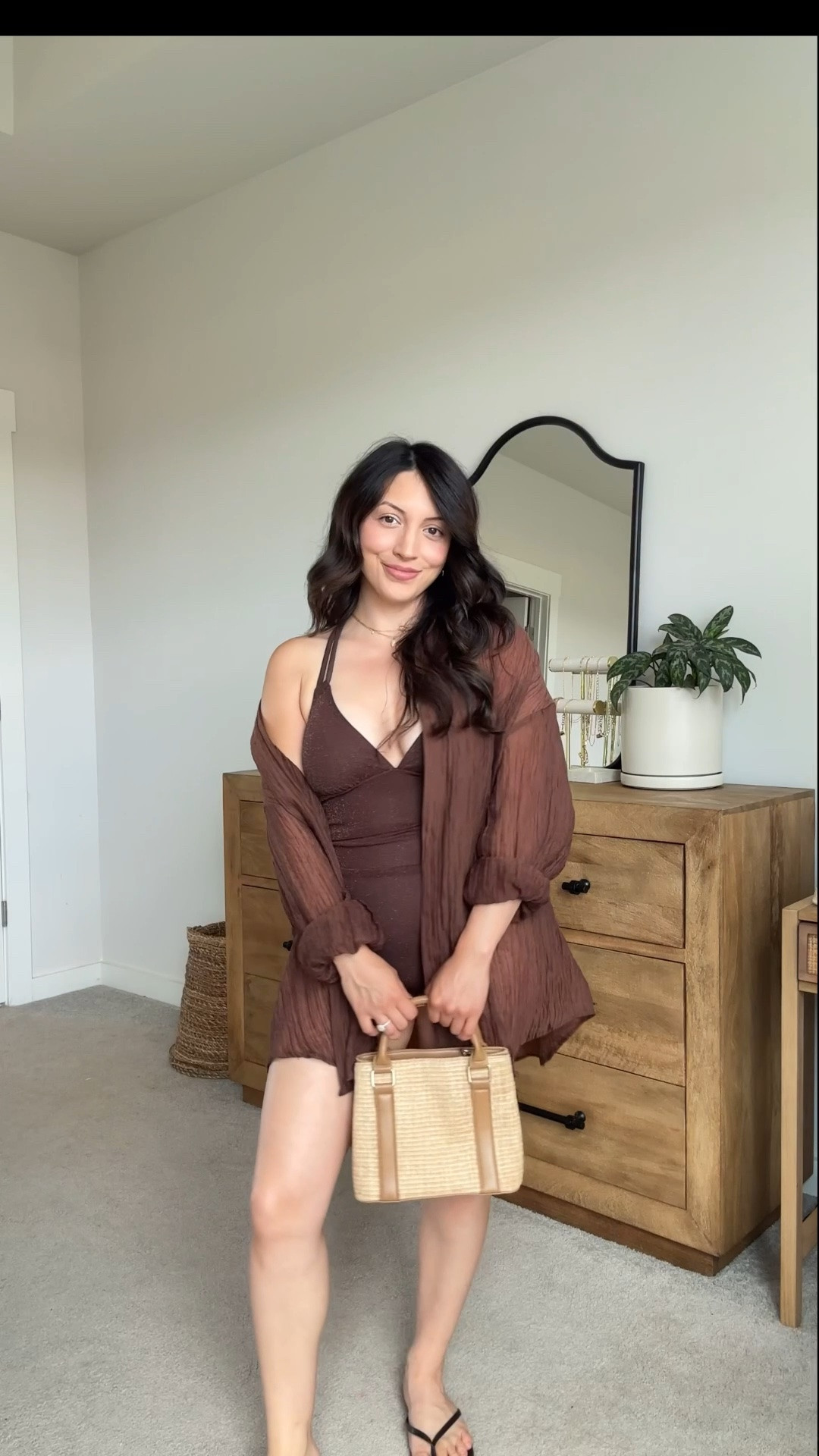 Love this one piece brown swimsuit!My size: small

It has the prettiest golden shimmer and it’s a full coverage fit! 🙌

#LTKSwim #LTKPetite #LTKTravel