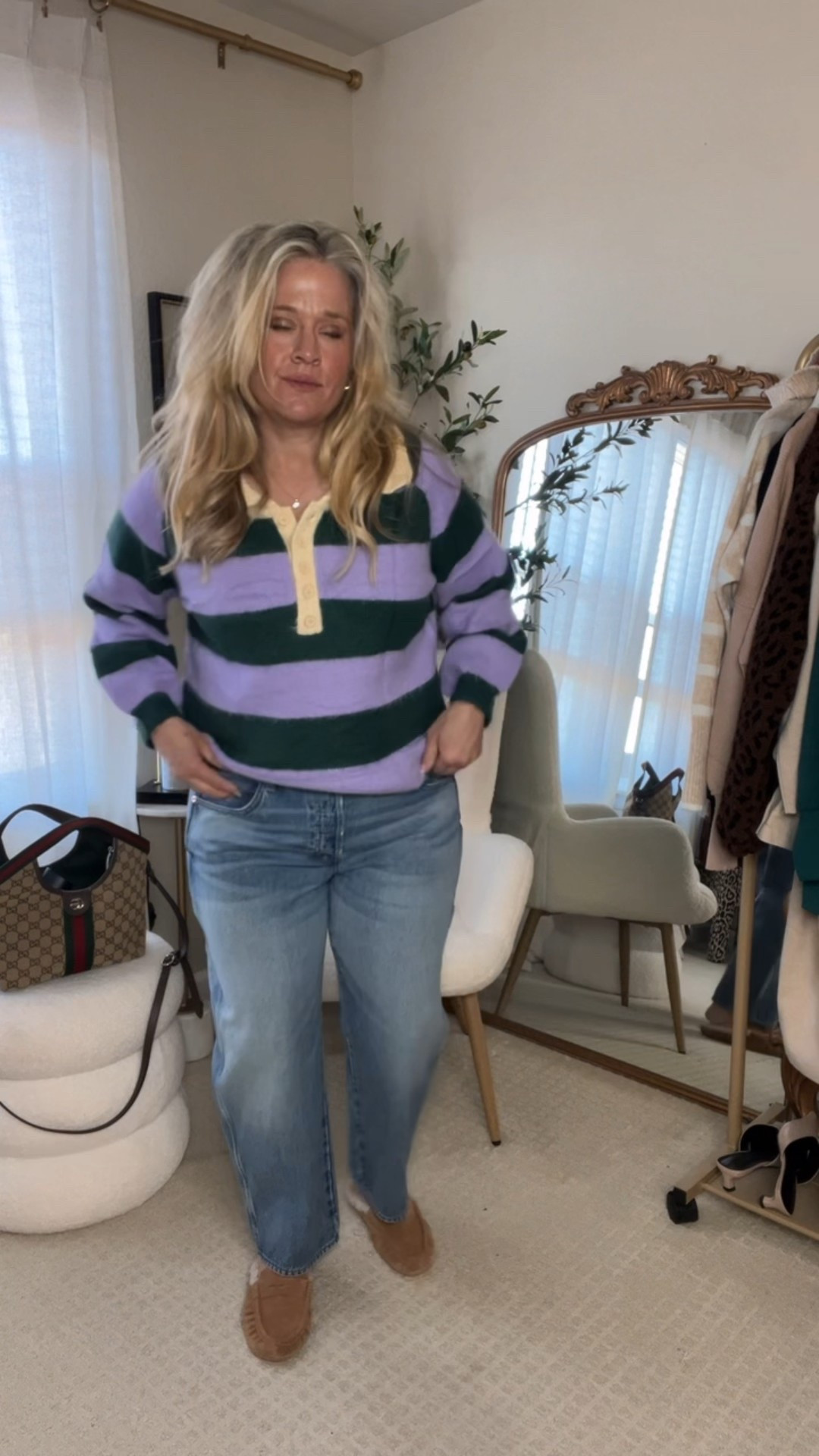  ✨Tap the bell, save and ❤️ for over 40 fashion, midlife style, midsize fashion and luxury looks for less. 

Just because something is everywhere right now
and looks amazing on so many people
doesn’t mean it’s universal.

That doesn’t mean the trend is bad.
And it definitely doesn’t mean there’s anything wrong with your body.

Bodies are different.
Proportions are different.
And fit is always personal.

Some styles will feel effortless.
Others will never quite feel right — no matter how viral they are.

Learning that has made getting dressed feel calmer, kinder, and a lot more fun.
Less forcing.
More choosing what actually feels good.

And that’s always in style 🤍

⬇️Sizing information:
(size up if in between sizes.)  
👑"Helping you look good, feel good!" - Lindsey Denver

Over 40 fashion, over 50 style, midlife style, midsize fashion, Gen X style, body confidence, perimenopause style, mom outfits, over 45 style, over 50 

Follow my LTK @Over40andmidlife on the @shop.LTK app to view this post and get my exclusive app-only content!

#liketkit #LTKPlusSize #LTKMidsize #LTKOver40
@shop.ltk
https://liketk.it/5Jc54