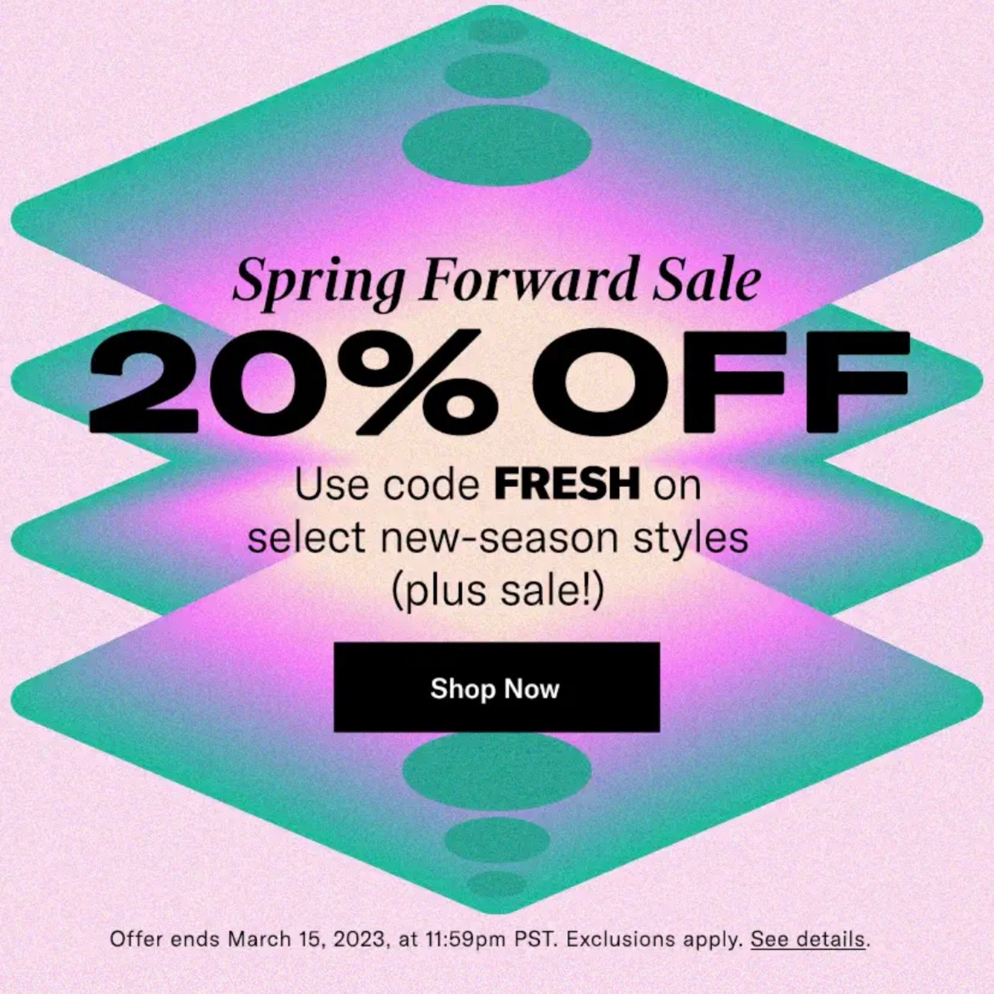 Use code FRESH! 

#LTKstyletip #LTKsalealert #LTKSeasonal