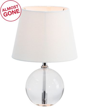 10in Mable Crystal Table Lamp | TJ Maxx