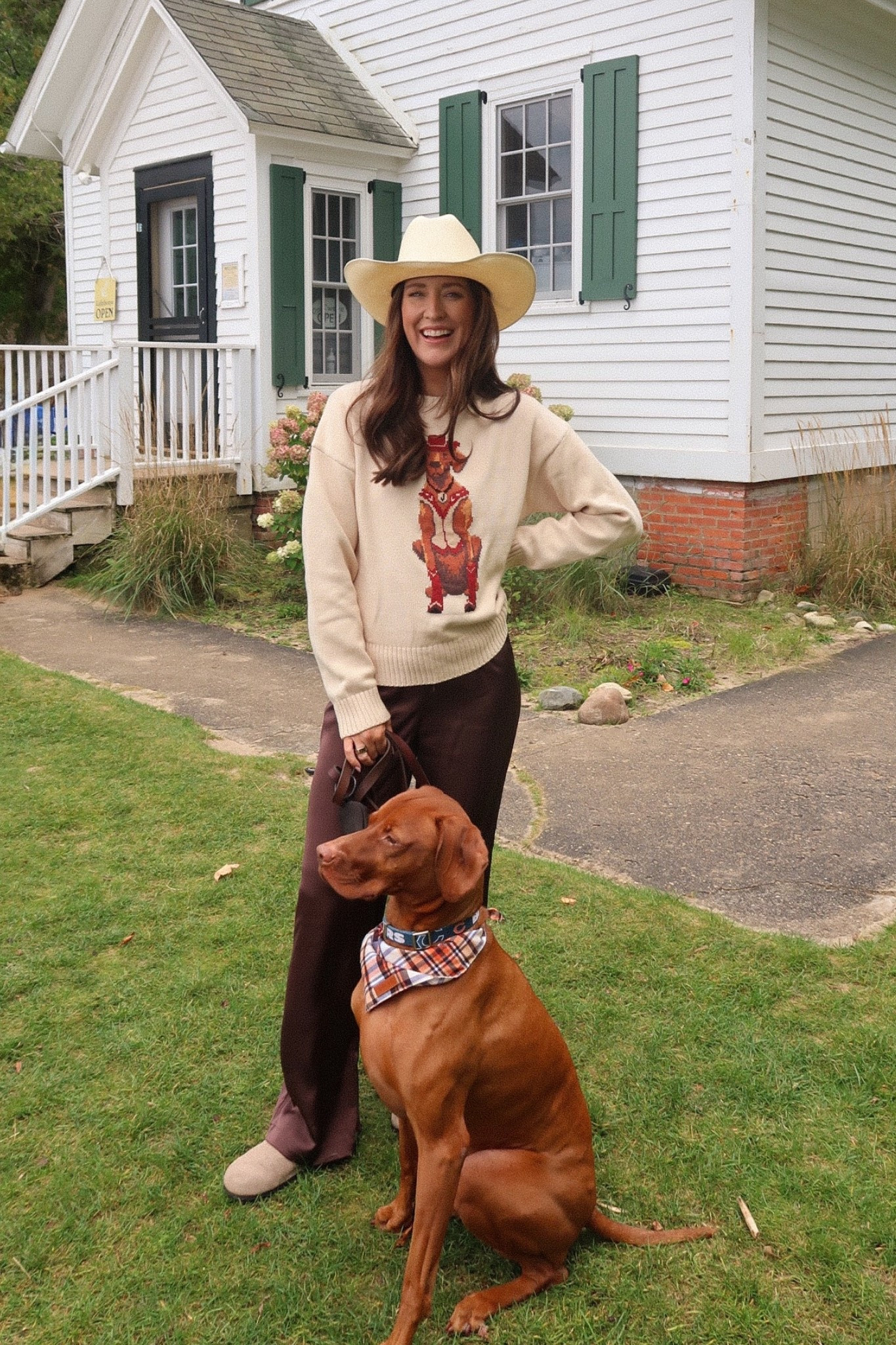 The cutest dog sweater you ever did see + the satin stretchy pants I can’t stop wearing! Mine are the Abercrombie ones but the Aritzia pair that I linked are just as good!! 

#LTKStyleTip #LTKBump #LTKFindsUnder100
