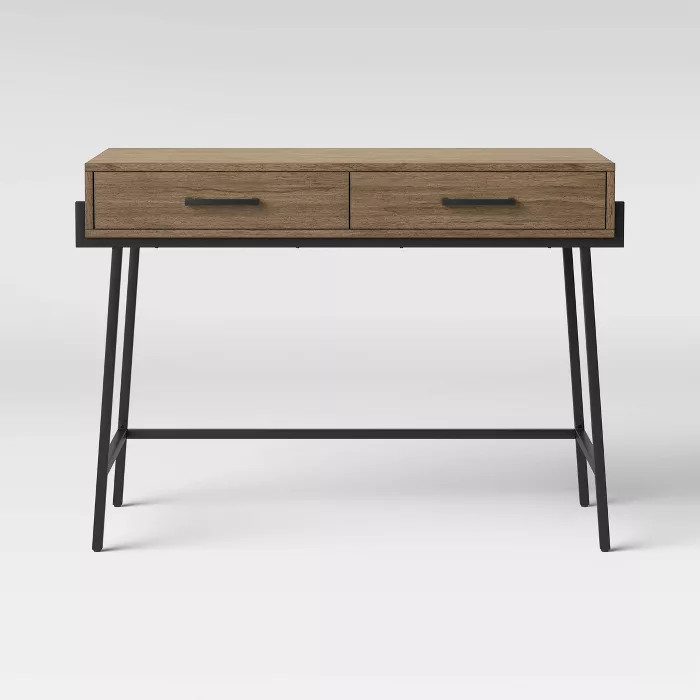 Corinna Wood Writing Desk with Drawers - Threshold™ | Target