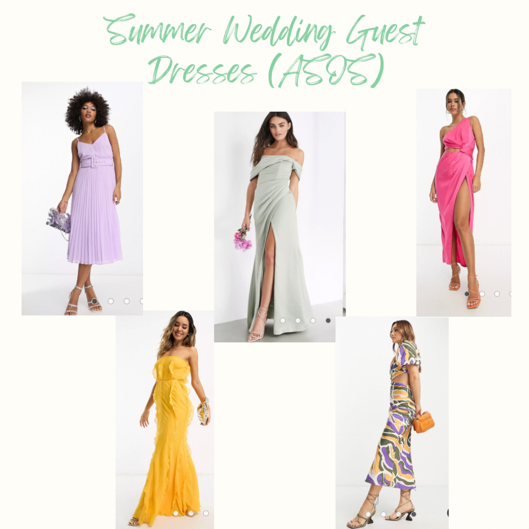 It’s finally Summer and I’ve narrowed down some of my top wedding guest dress picks from ASOS. 

#LTKwedding #LTKstyletip #LTKSeasonal