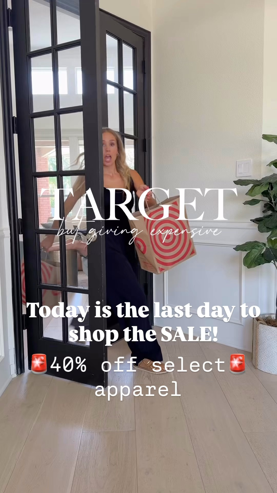 TODAY is the last chance to get up to 40% off apparel for the whole fam! 🚨✨
