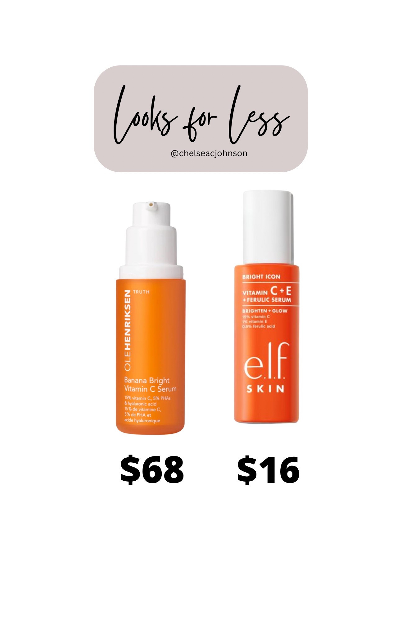Vitamin C serums 


#LTKBeauty #LTKStyleTip #LTKSaleAlert