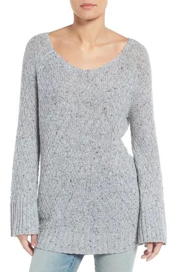 Women's Hinge Slouchy Tunic Sweater, Size XX-Small - Grey | Nordstrom