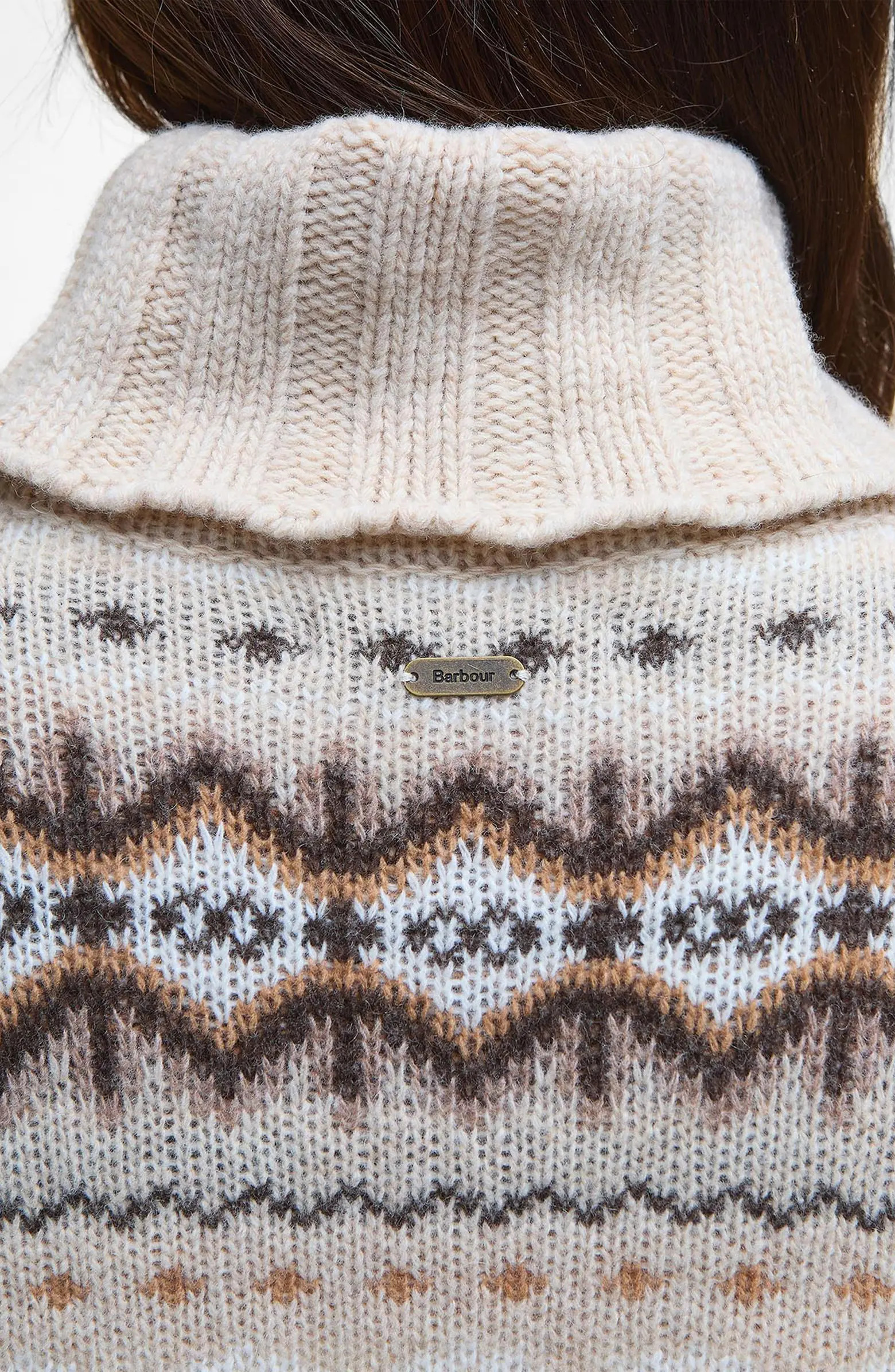 Helen Fair Isle Wool Blend Turtleneck Tunic Sweater | Nordstrom