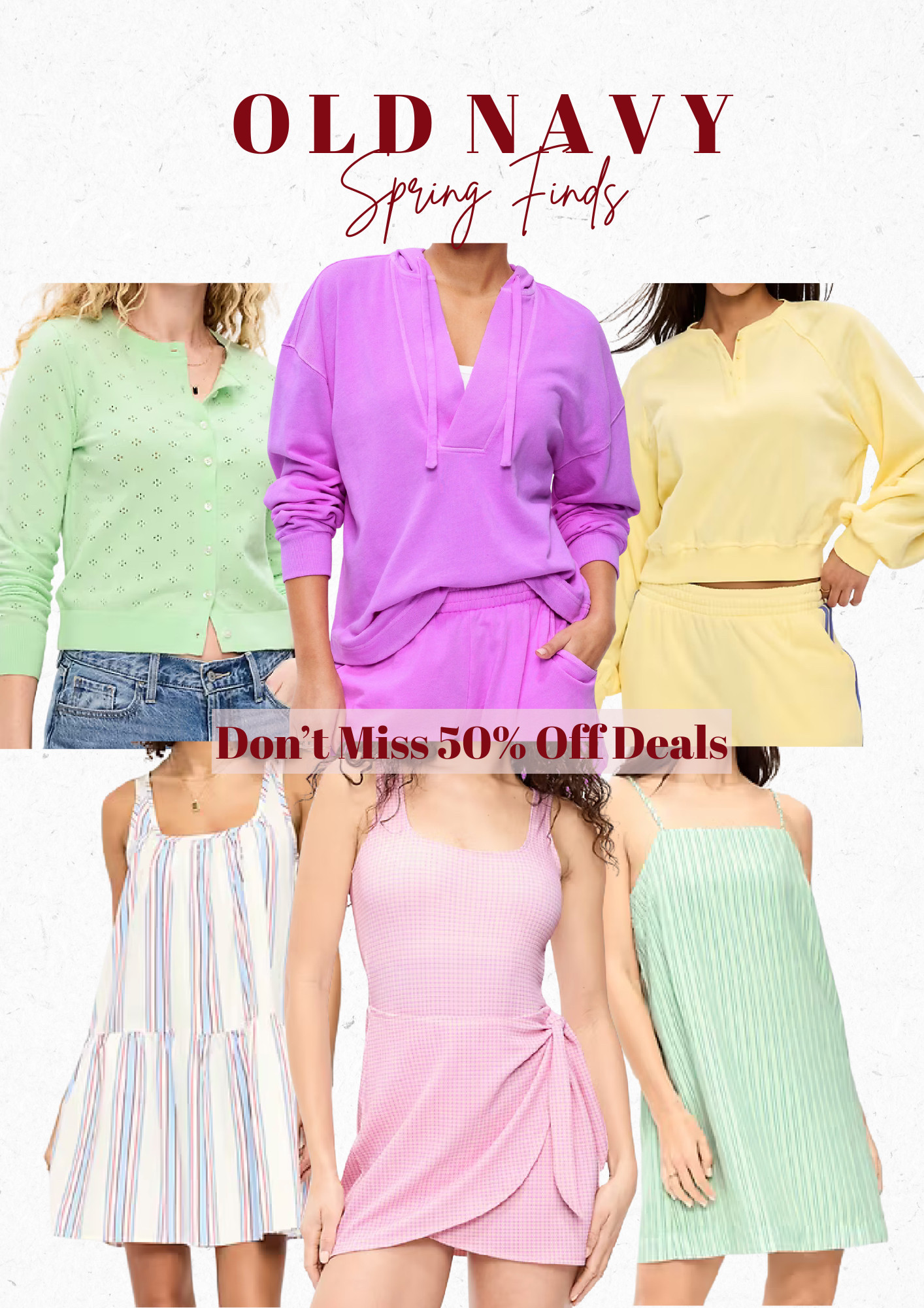 Old navy spring finds 

 