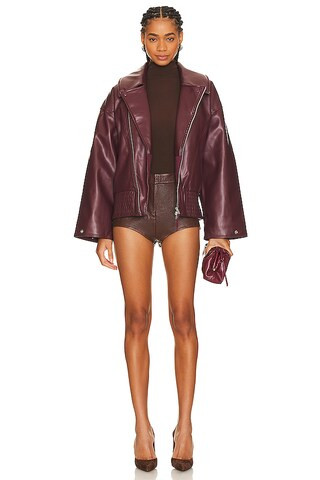 Turtle Neck Bodysuit in Umber | Revolve Clothing (Global)