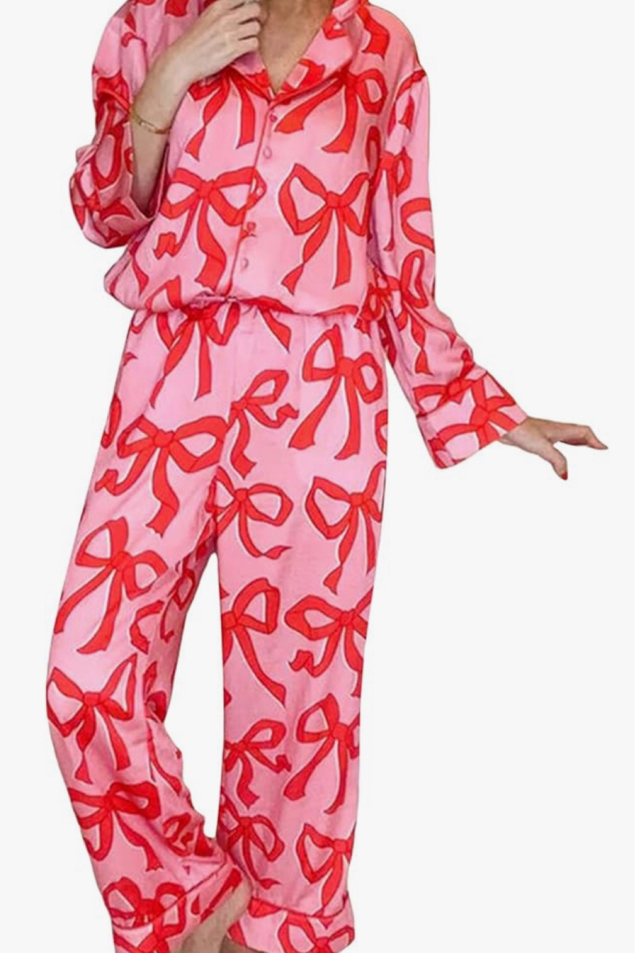Affordable Valentines Bow Pajamas from Amazon 🎀♥️

#LTKStyleTip #LTKFindsUnder50 #LTKGiftGuide