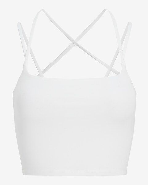 Body Contour Strappy Back Cropped Cami | Express