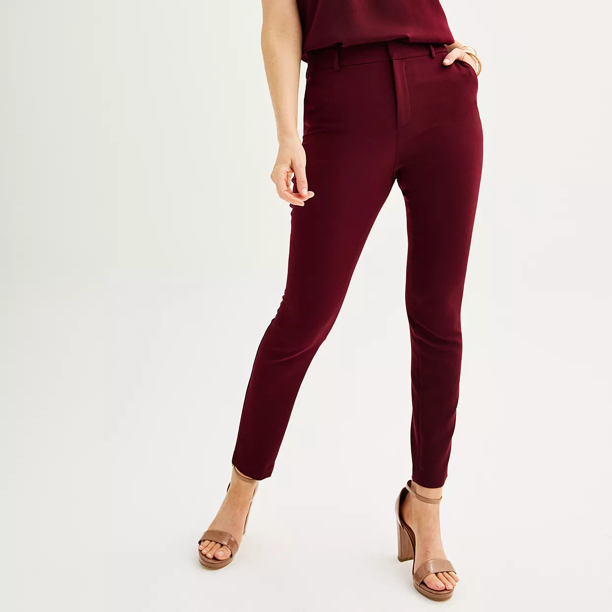 Women's Nine West Magic Waist Skinny Pants | Kohl's