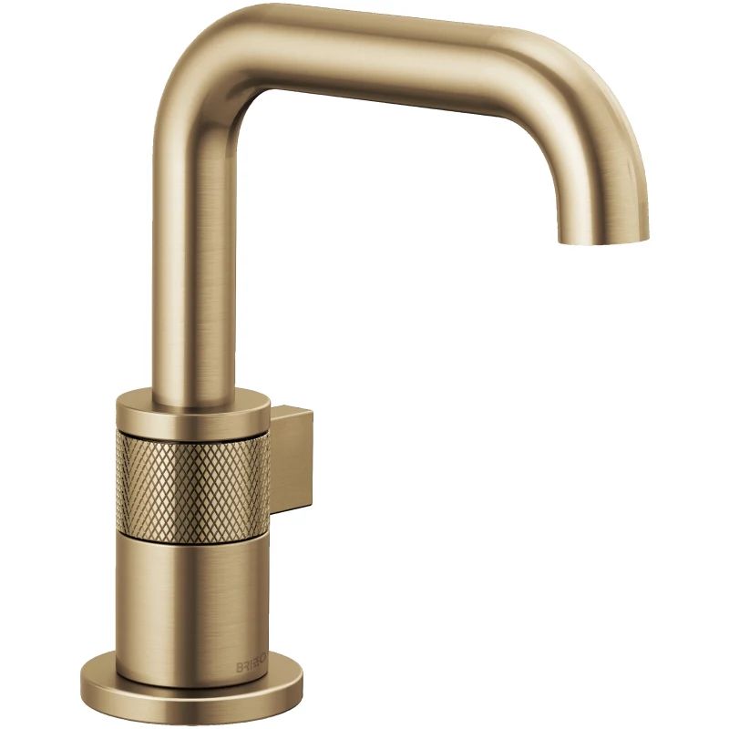 Brizo 65035LF-ECO Litze 1.2 GPM Single Hole Bathroom Faucet Luxe Gold Faucet Bathroom Sink Faucets S | Build.com, Inc.