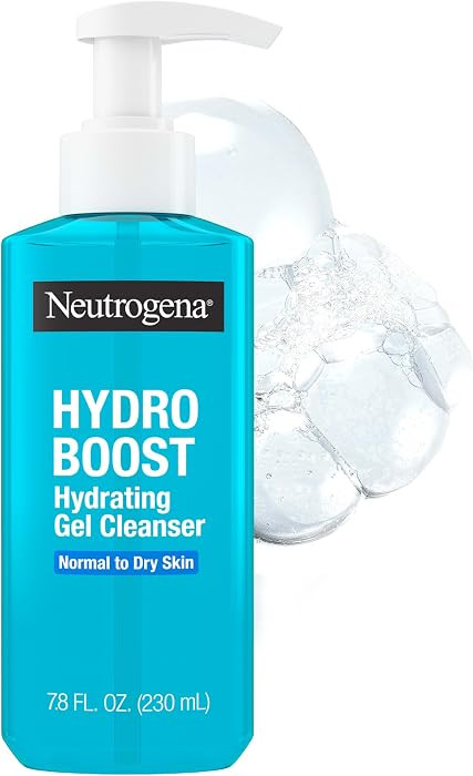 Neutrogena Hydro Boost Hydrating Face Wash & Makeup Remover, 7.8 fl. oz | Amazon (US)