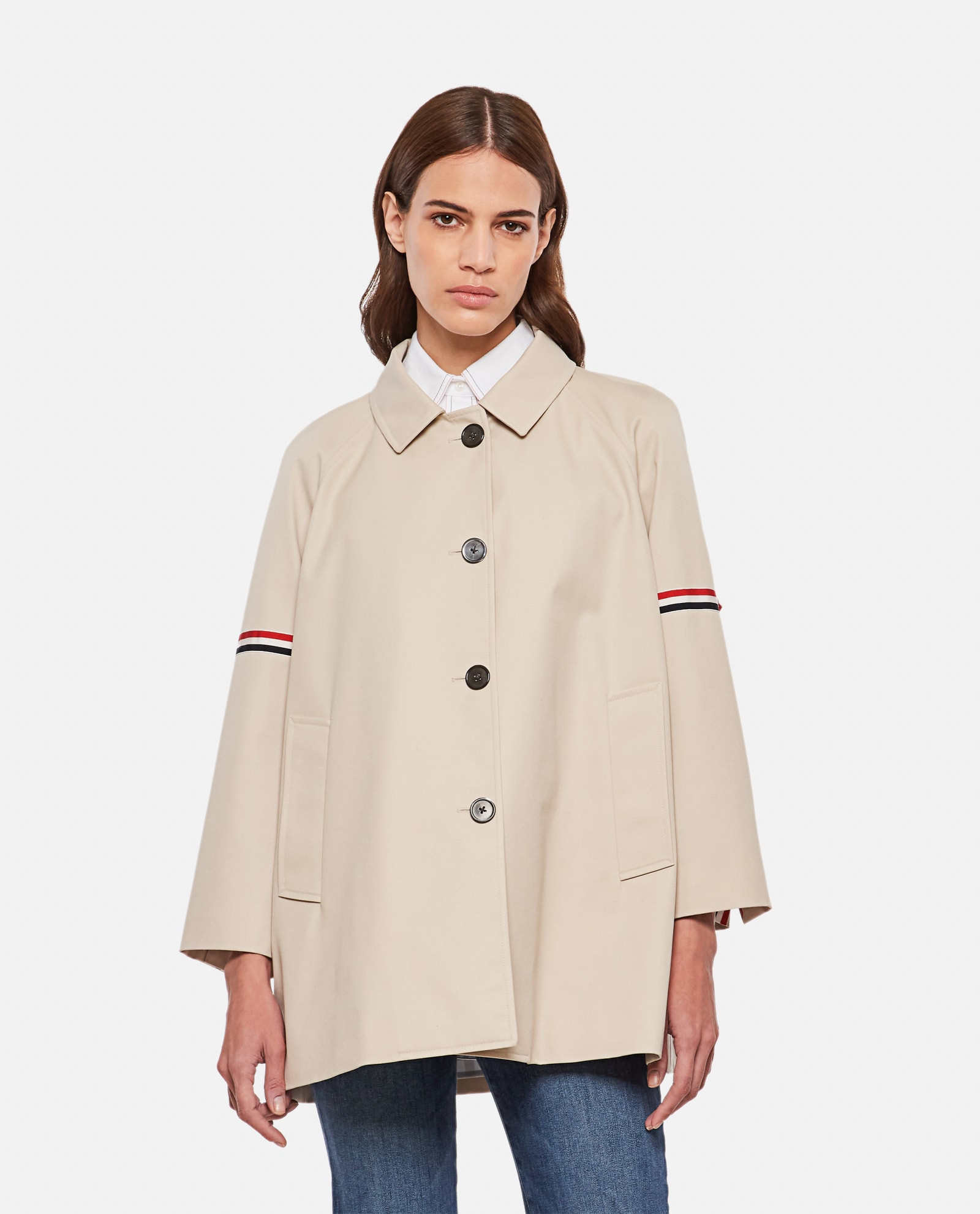 Thom Browne Coats Beige | Italist.com US