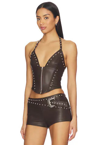 Melisa Faux Leather Top
                    
                    superdown | Revolve Clothing (Global)