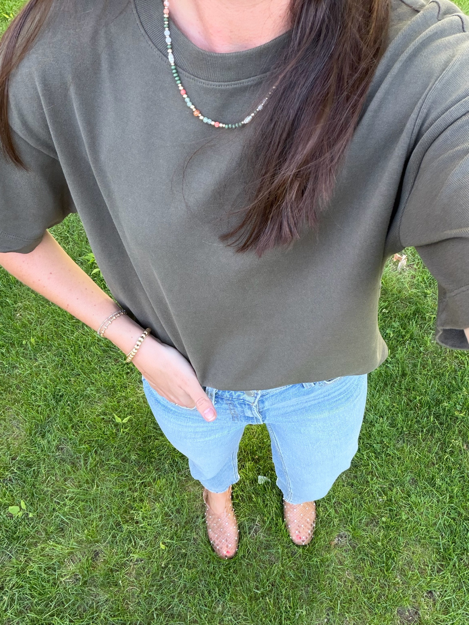This 100% cotton target tee is so fantastic! Wearing a medium. 