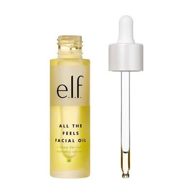 e.l.f. All the Feels Facial Oil + hemp-derived Cannabis Sativa Seed Oil - 1.01 fl oz | Target