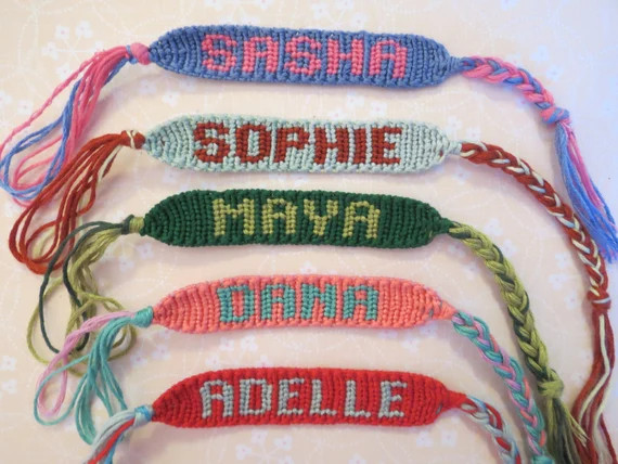 Custom Name Friendship Bracelet ONE Bracelet | Etsy | Etsy (US)