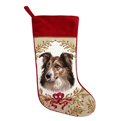Dog Needlepoint Stocking | Wayfair Professional