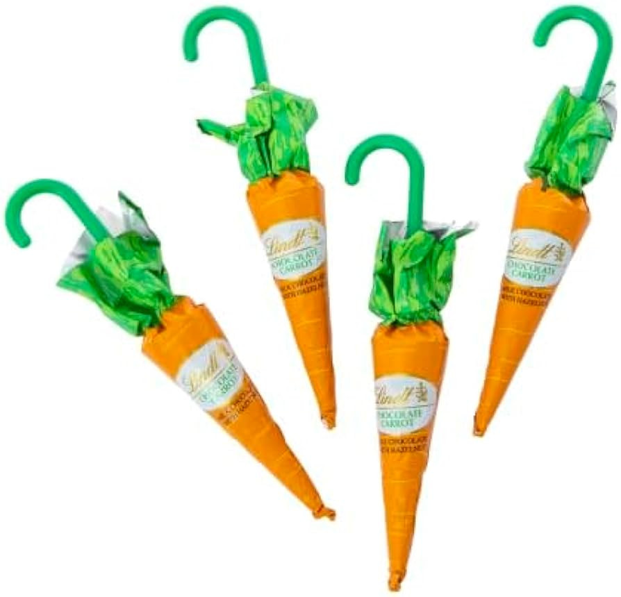 Llndt Carrot Solid Milk Chocolate Candy Blended with Hazelnut Carrot Shaped Chocolate Packed in a... | Amazon (US)