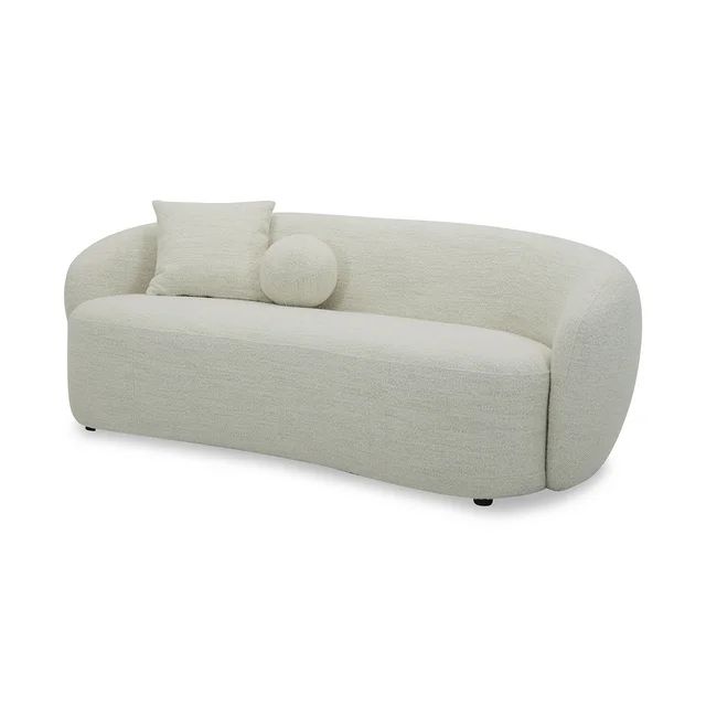 Better Homes & Gardens Juliet Curved Sofa, Ivory | Walmart (US)