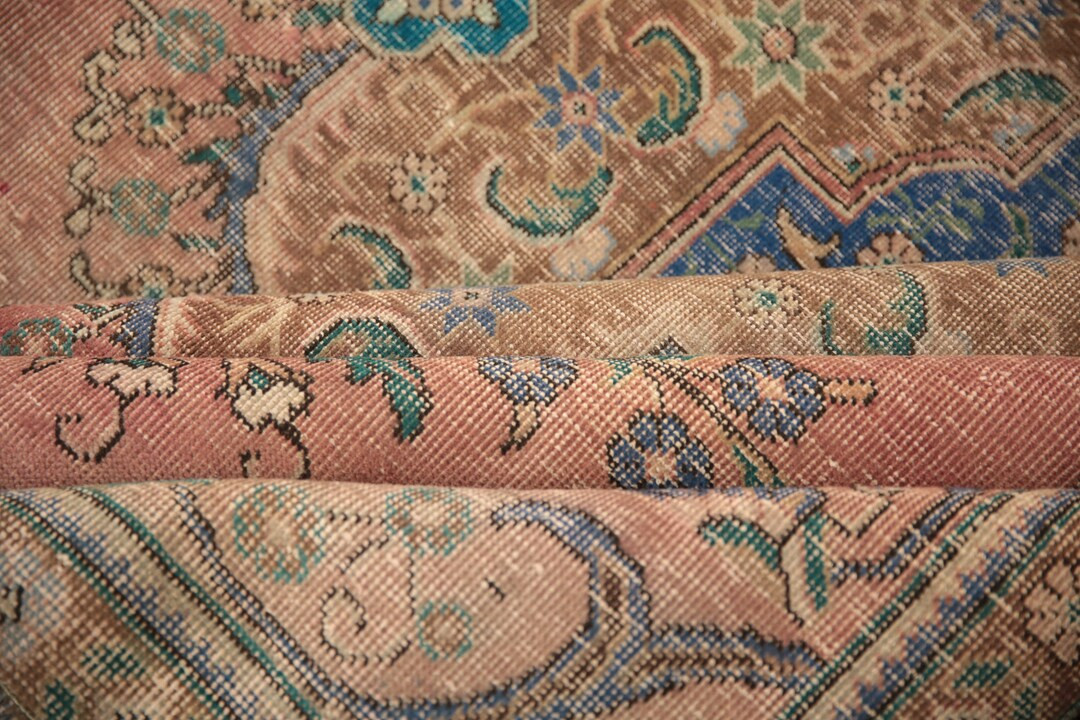 Bohemian Wool Rug, Blush Color Rug, Antique Rug, Genuine Area Rug, Wedding Guest Rug, Turkish Vin... | Etsy (UK)