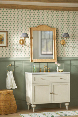 Fern Marble-Top Single Bathroom Vanity | Anthropologie (US)