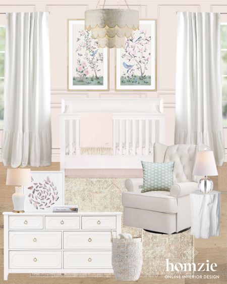 The sweetest nursery design! It feels so light and airy! 

#LTKhome #LTKbaby #LTKfamily