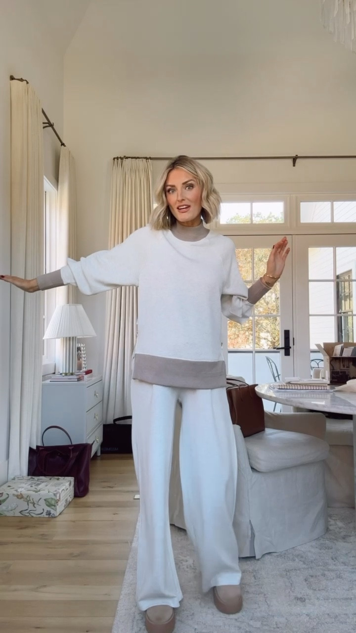 These pieces from Varley would make amazing gifts for somebody you love this season! Or to keep for yourself! 🥰 they’re too good! Wearing size small in the pullover & size medium in the pants to accommodate the bump. 

Loverly Grey, Varley, loungewear, lounge set, gift ideas, gift guide, travel outfit ideas 

#LTKStyleTip #LTKGiftGuide #LTKTravel