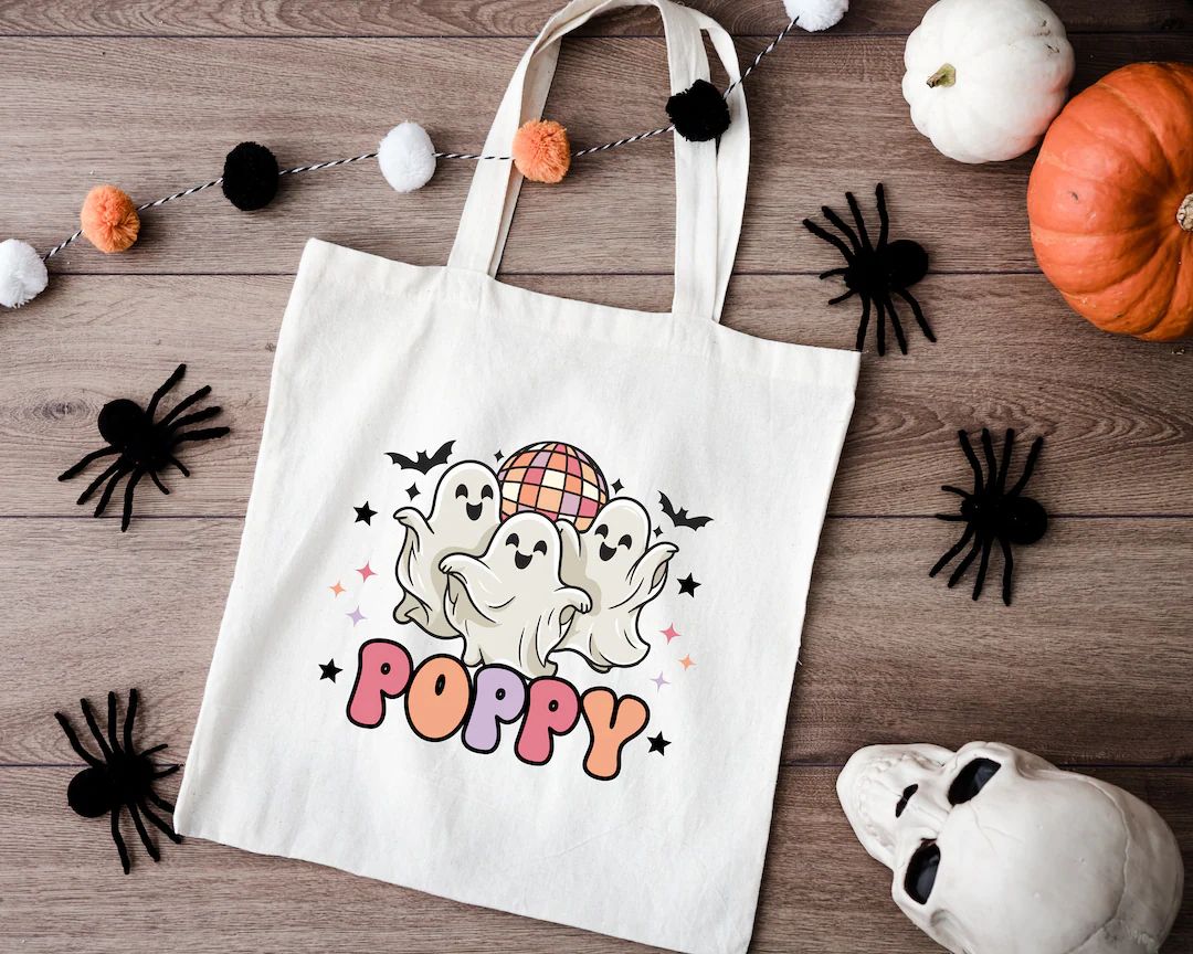 Personalized Halloween Bag Custom Name Treat Bag - Etsy | Etsy (US)
