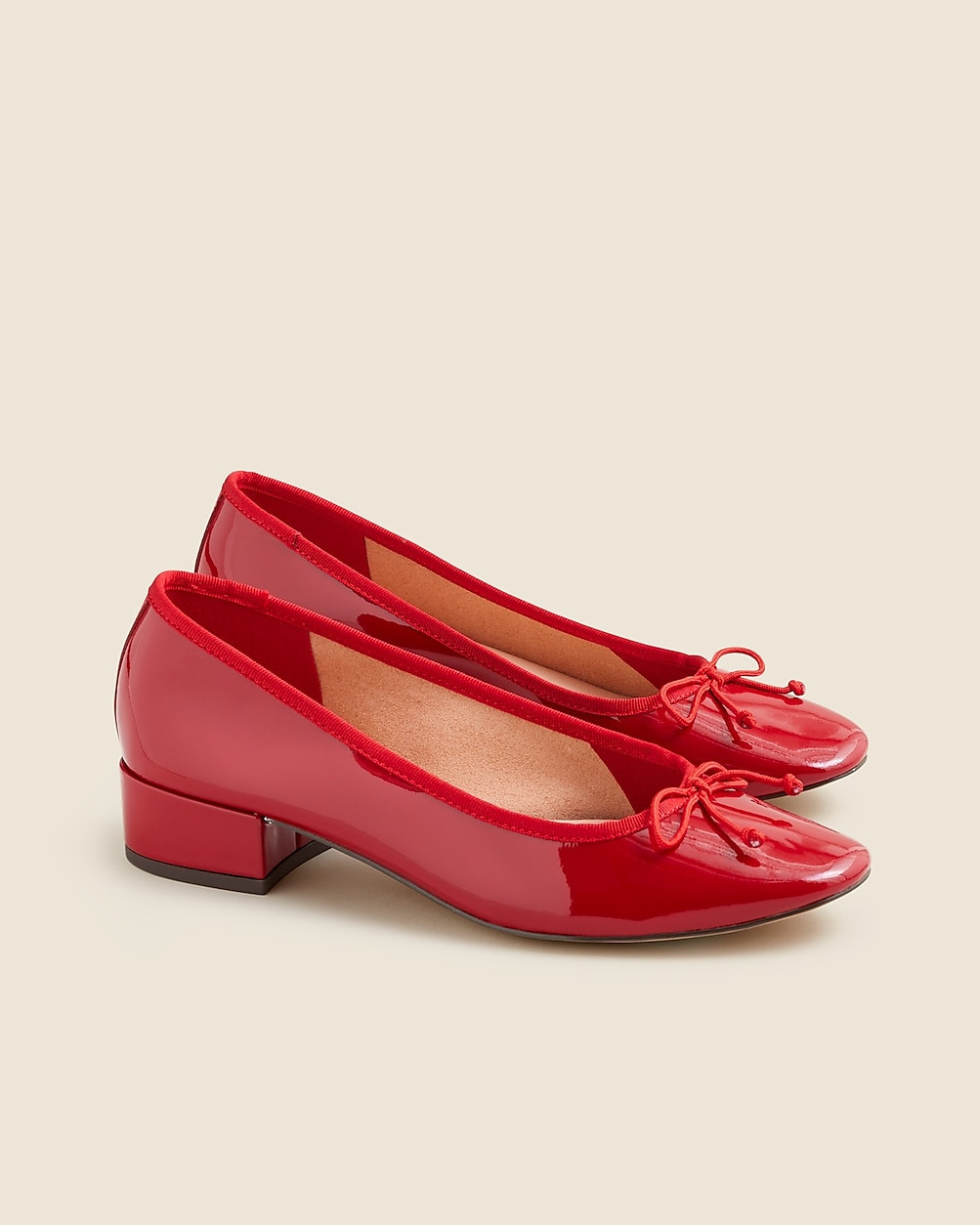 Teagan ballet pumps in patent leather | J. Crew US