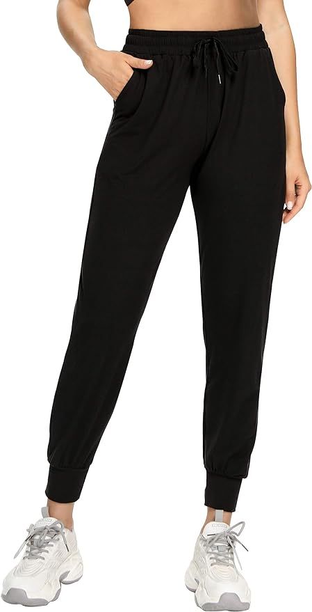 Amazon.com: FULLSOFT Sweatpants for Women-Womens Joggers with Pockets Lounge Pants for Yoga Worko... | Amazon (US)