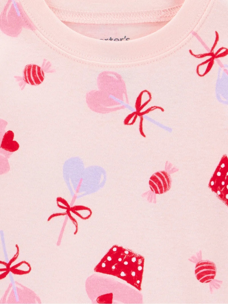 Carter's Child of Mine Baby and Toddler Valentine's Pajama, 2-Piece, Sizes 12M-5T | Walmart (US)