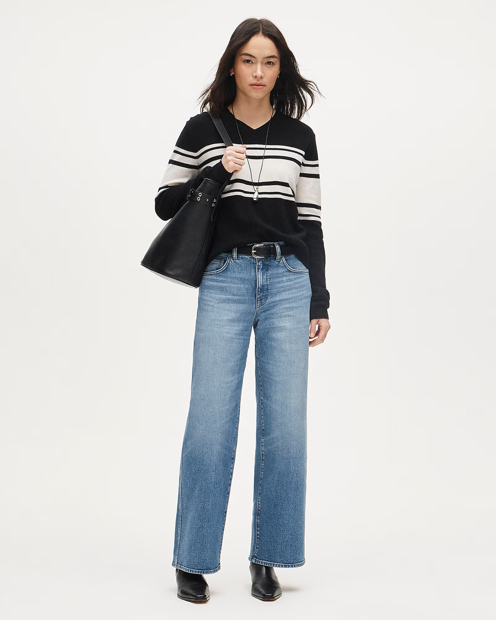 Everyday wide-leg ankle jean in semi-stretch | J. Crew US
