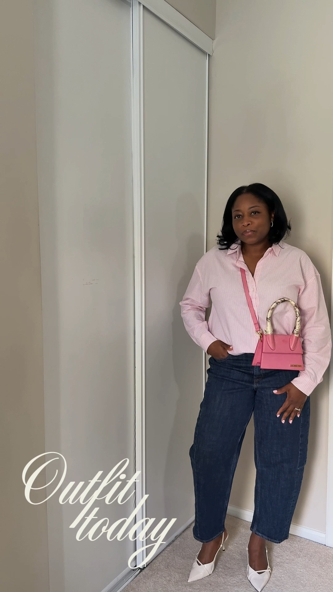 Same outfit, new energy 💕

Swapped out my sneakers for heels and traded my everyday bag for one that speaks—just to let the pink in this long sleeve have its moment. It’s giving elevated, effortless, and a little extra (in the best way).

Proof that a simple switch can completely transform the vibe ✨

Day look ➡️ Dinner ready

Would you keep it casual or dress it up? 💬

#StyleSwitch #DayToNightLook #ElevatedStyle #EffortlessChic #SpringStyle #WardrobeRemix #MomStyle #CasualToChic #StyleInspo #NeutralWithAPop

#LTKgrwm #LTKootd #LTKWorkwear