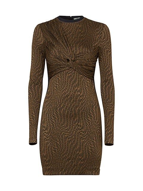 FF Vertigo Jacquard Mini Dress | Saks Fifth Avenue