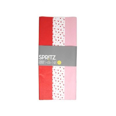 20ct Valentine&#39;s Day Banded Gift Packaging Tissues - Spritz&#8482; | Target