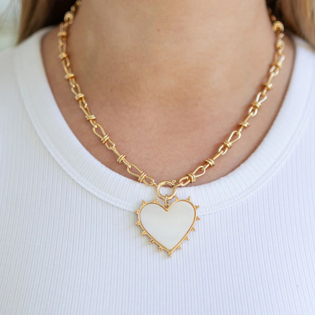 Kindness and Love Heart Necklace | Erin McDermott Jewelry