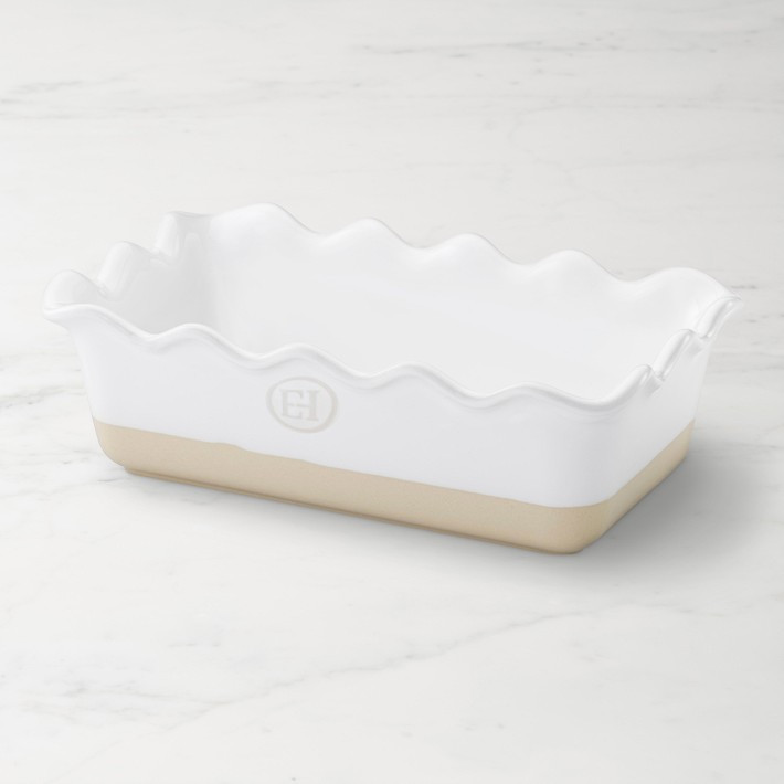 Emile Henry French Ceramic Ruffled Loaf Pan | Williams-Sonoma