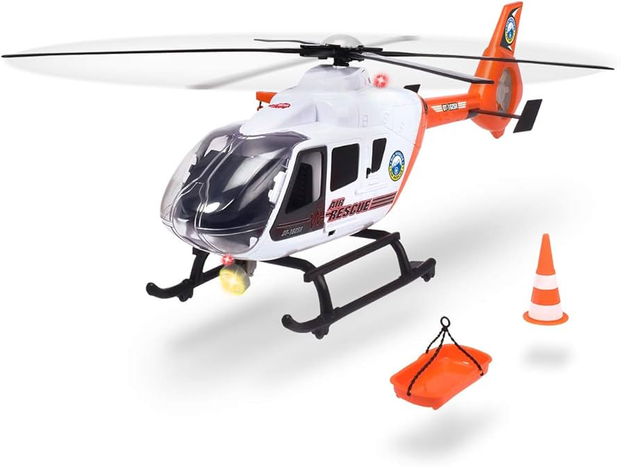 DICKIE TOYS Light and Sound SOS Rescue Helicopter with Moving Rotor Blades, 25" | Amazon (US)