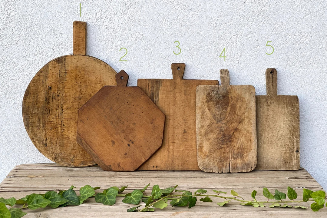 Used Vintage Wooden Chopping Boards, Food Photo Props | Etsy (UK)