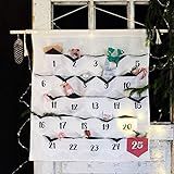 MINICAMP Hanging Geometric Advent Calendar, Linen Advent Calendar, Christmas Calendar, Kids Calendar | Amazon (US)