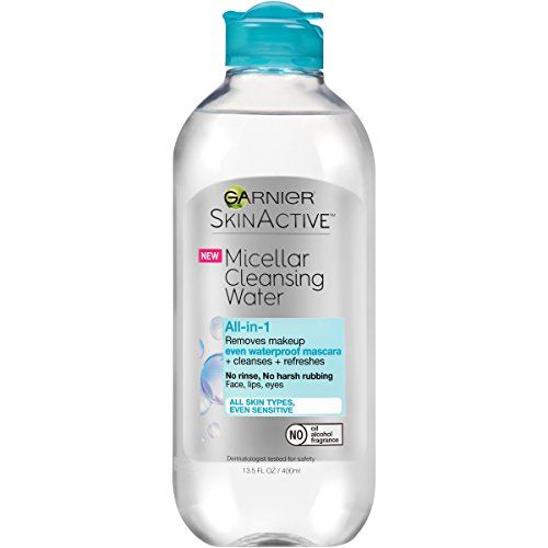 Garnier SkinActive Micellar Cleansing Water, For Waterproof Makeup, 13.5 fl. oz. | Amazon (US)