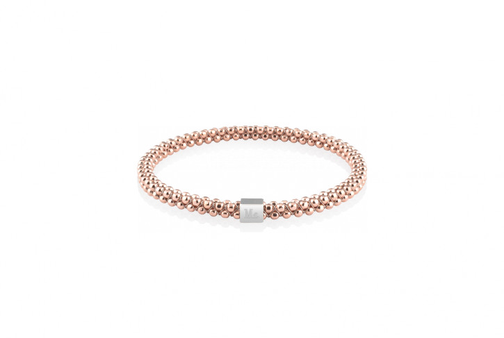 Halo Bangle Faceted Rose Gold | Mignon Faget