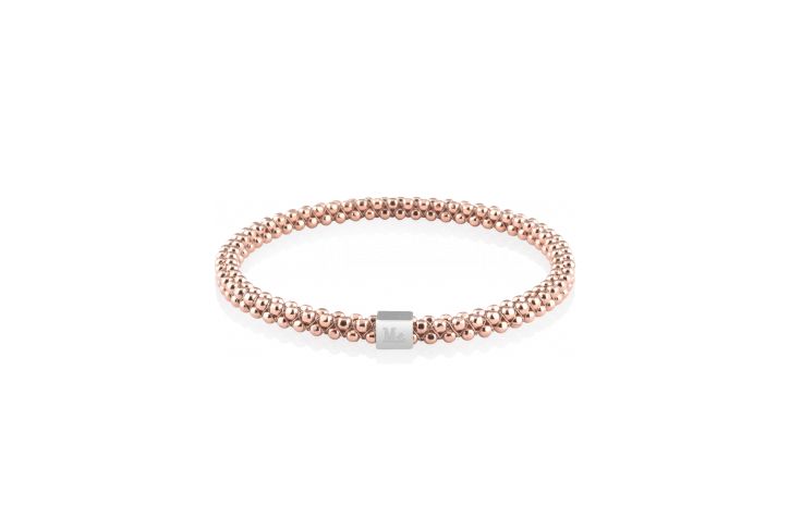 Halo Bangle Faceted Rose Gold | Mignon Faget