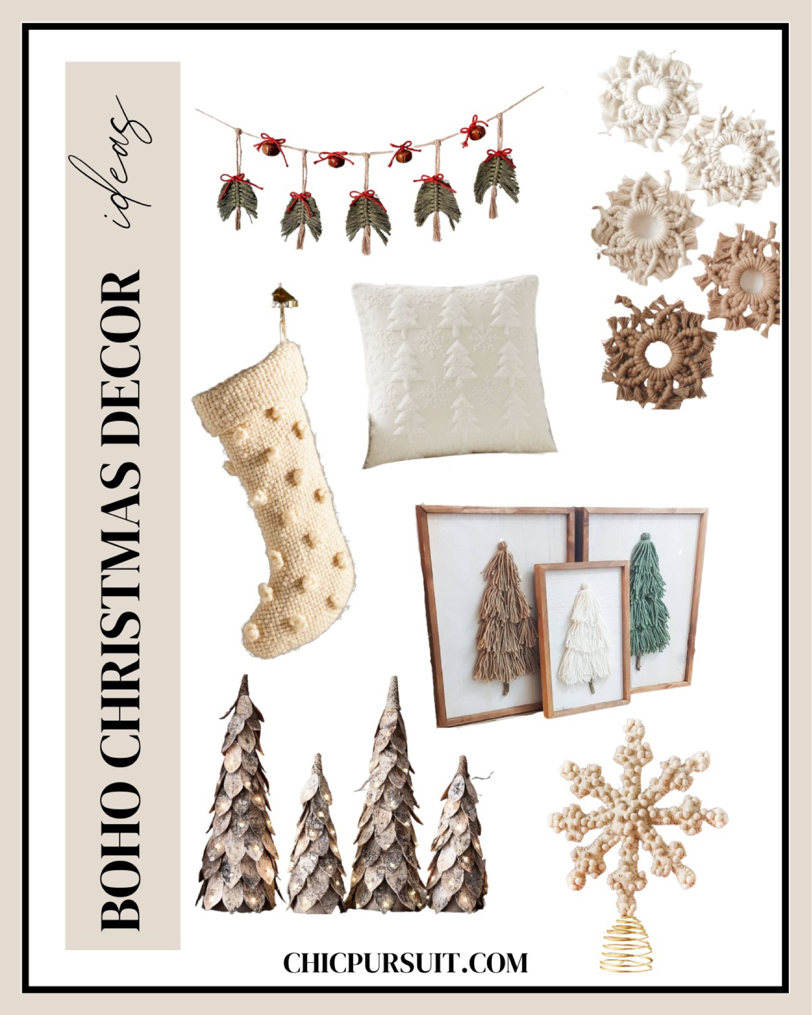 Boho Christmas decor , christmas decoration ideas, homeware, festive season, holiday season, Etsy finds, Pottery barn, Anthropologie , neutral home 

#LTKSeasonal #LTKHoliday #LTKhome