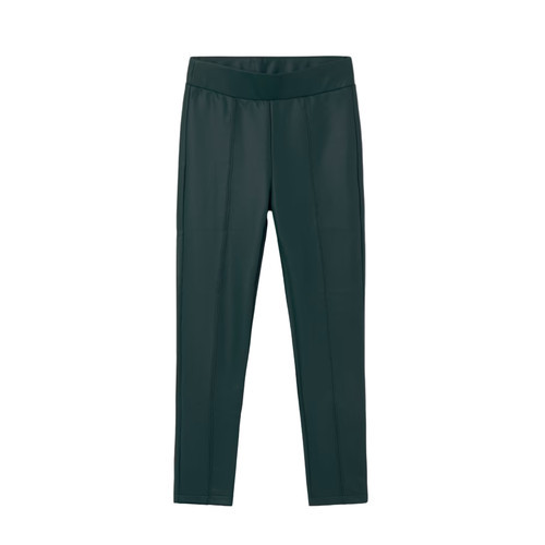Mayoral Faux Leather Leggings in Dark Green at Nordstrom, Size 10 | Nordstrom