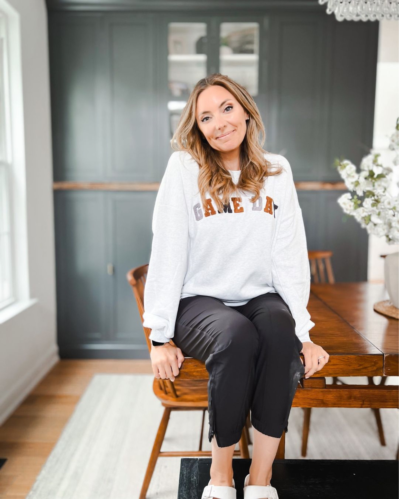 When do fall sports start for you all?  Practices kick off next week for both boys and I'll be ready for 🏈 and ⚽️ season with this adorable sweatshirt!
I sized up to a M for a looser fit.
🚩NEWTHREADS10 gives you 1️⃣0️⃣٪ off your order!

Beach vacation
Raffia tote
Straw tote
Beach tote
Wedding Guest
Spring fashion
Spring dresses
Vacation Outfits
Rug
Home Decor
Sneakers
Jeans
Bedroom
Maternity Outfit
Resort Wear
Nursery
Summer fashion
Summer swimsuits
Women’s swimwear
Body conscious swimwear
Affordable swimwear
Summer swimsuits
Summer fashion

#LTKSeasonal #LTKsalealert #LTKstyletip